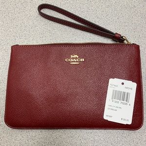 Coach Wristlet Cherry